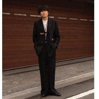 サンシー(SUNSEA)のN.M Thickened Double-Breasted jacket【2】(テーラードジャケット)