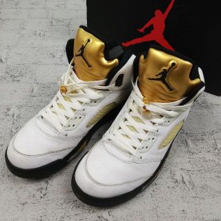 ナイキ(NIKE)のエアジョーダン AIR JORDAN 5 RETRO ゴールドコイン(スニーカー)