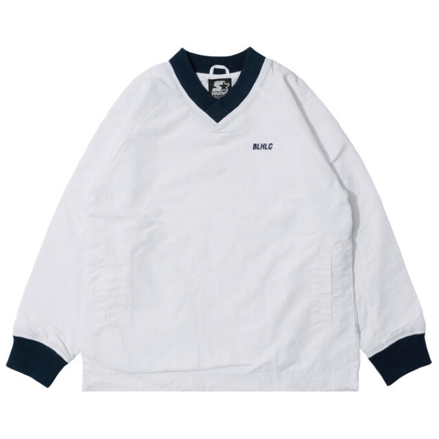 【美品】STARTER Warm Up Pullover (white) XL