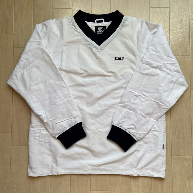 【美品】STARTER Warm Up Pullover (white) XL