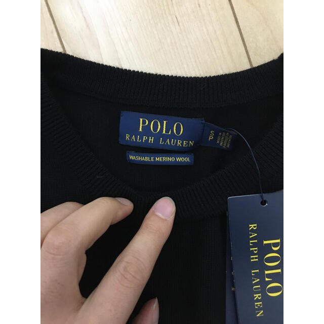 Ralph Lauren(ラルフローレン)の新品未使用ラルフローレンメンズニット長袖クルーネックポロタグ付プレゼントギフトに メンズのトップス(ニット/セーター)の商品写真