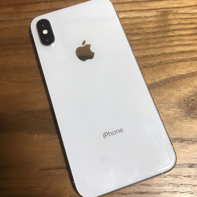 iPhoneXS 256GB simフリー シルバー バッテリー91%