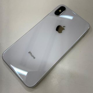 アイフォーン(iPhone)のiPhone X 256GB 海外版 シルバー 14.2 100% カメラ無音(スマートフォン本体)