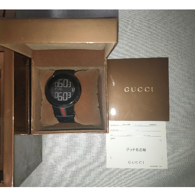 Gucci(グッチ)のi-gucci ブラック（ YA114207） メンズの時計(腕時計(デジタル))の商品写真