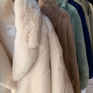 think fur ブルー 新品