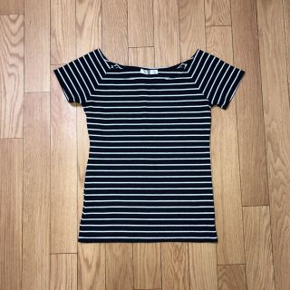 ＊美ライン ボーダートップス＊(Tシャツ(半袖/袖なし))