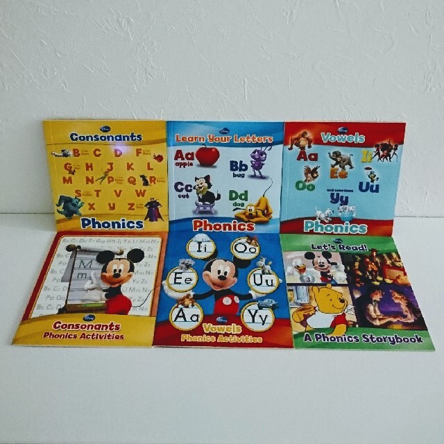 Disney Disney Phonics 英語の絵本4冊 ワークブック2冊 カード24枚の通販 By Learning English ディズニー ならラクマ