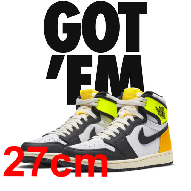 NIKE AIR JORDAN 1 HIGH OG VOLT GOLD AJ1