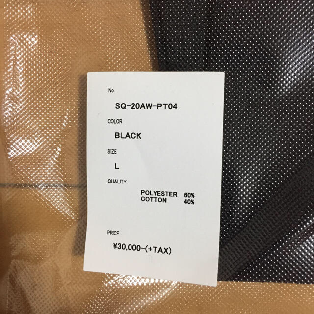 FRAGMENT(フラグメント)のSequel SQ-20AW-PT04 CHINO PANTS BLACK L メンズのパンツ(チノパン)の商品写真