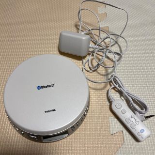 トウシバ(東芝)の【美品】東芝CDプレーヤー ワイヤレス Bluetooth送信機能付き(DVDプレーヤー)