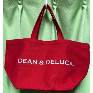 ディーンアンドデルーカ(DEAN & DELUCA)のDEAN&DELUCA ディーン&デルーカ トートバッグ　赤　美品(ハンドバッグ)