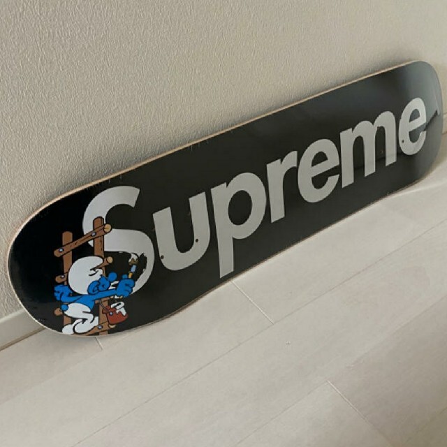 Supreme(シュプリーム)のSupreme smurfs skateboard deck  black メンズのファッション小物(その他)の商品写真