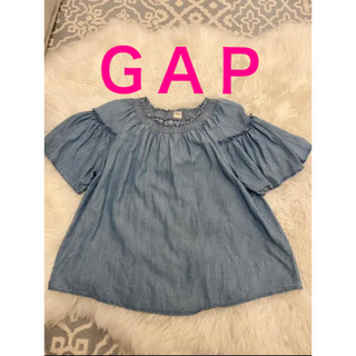 ギャップ(GAP)のデニムブラウス(シャツ/ブラウス(半袖/袖なし))