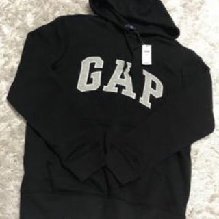 ギャップ(GAP)の送料無料 新品 GAP パーカー 黒 ブラック Sサイズ(パーカー)