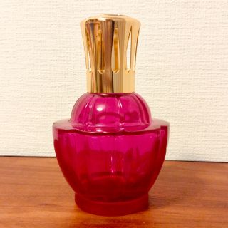 ランプベルジェ ロータス 中古 フクシアピンク(アロマポット/アロマランプ/芳香器)