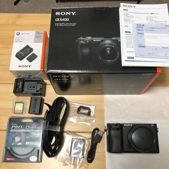 税込】 - SONY SONY ブラック ボディ ILCE-6400 α6400 ミラーレス一眼