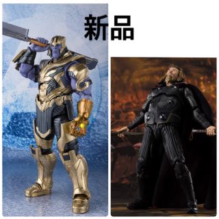 バンダイ(BANDAI)のS.H.Figuarts ソー、サノス　２体セット アベンジャーズ／エンドゲーム(SF/ファンタジー/ホラー)