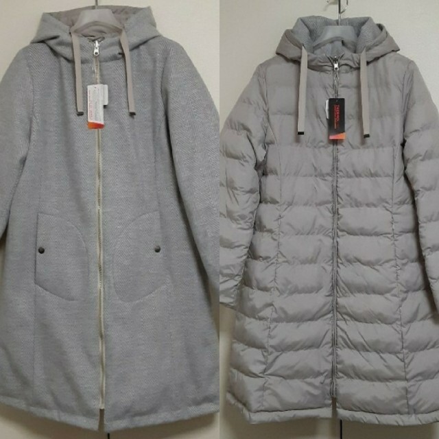 未使用タグ付き】元町ゼラール リバーシブルコートの通販 by もこ|ラクマ