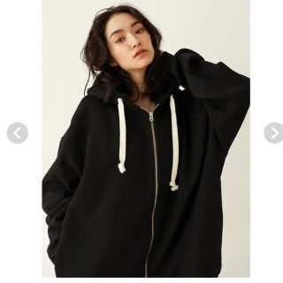 シールームリン(SeaRoomlynn)のsea roomlynn  zip up volumeフーディーパーカー(パーカー)