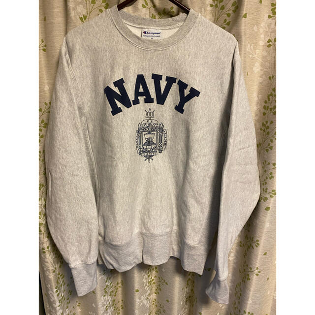 90s US NAVY スウェット 90年代　アカデミー 米軍 リバース