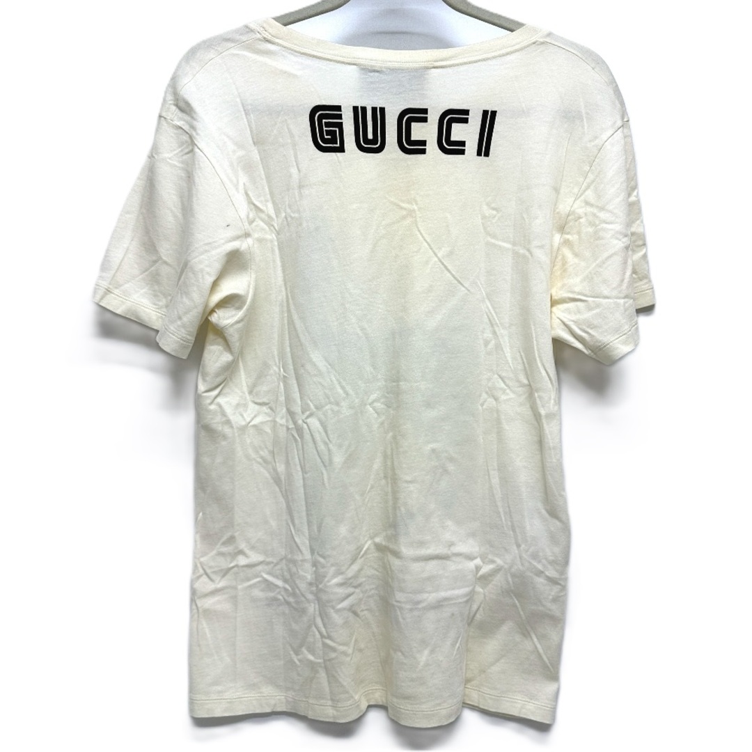 ネット販売 グッチ GUCCI バンビプリント 492347 ANIMISMO トップス 半袖Ｔシャツ コットン アイボリー系