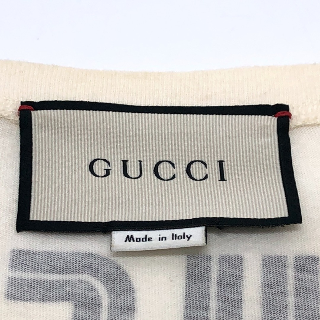 ネット販売 グッチ GUCCI バンビプリント 492347 ANIMISMO トップス 半袖Ｔシャツ コットン アイボリー系