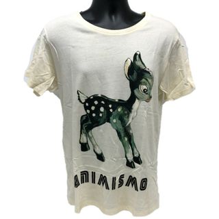 グッチ(Gucci)のグッチ GUCCI バンビプリント 492347 ANIMISMO トップス 半袖Ｔシャツ コットン アイボリー系(Tシャツ/カットソー(半袖/袖なし))