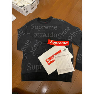 シュプリーム(Supreme)のsupreme ロゴクルーネック(スウェット)