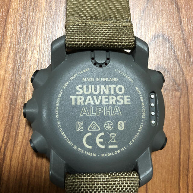 SUUNTO(スント)の国内正規品 スント トラバース アルファ メンズ 腕時計 メンズの時計(腕時計(デジタル))の商品写真