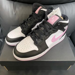 ナイキ(NIKE)のNike air jordan 1 mid GS 23 23.5 24 25(スニーカー)