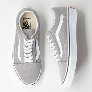 ヴァンズ(VANS)の新品 23cm VANS OLD SKOOL キャンバススニーカー ライトグレー(スニーカー)