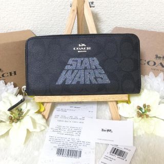 コーチ(COACH)のスターウォーズ コラボ 長財布 ジップ アラウンド シグネチャー (長財布)