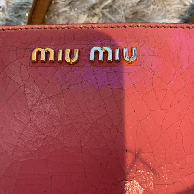 miumiu(ミュウミュウ)のmiumiu ヴィンテージ加工 トートバッグ レディースのバッグ(トートバッグ)の商品写真