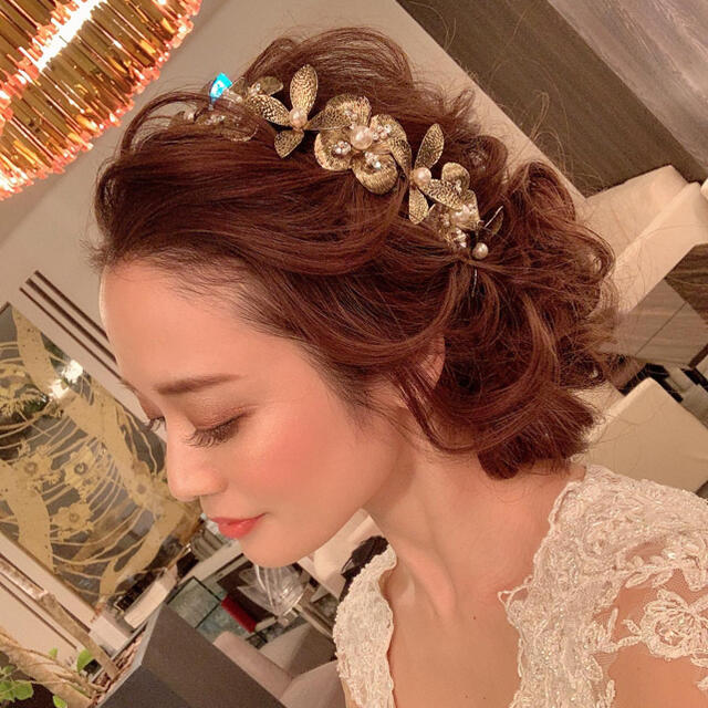 Vera Wang(ヴェラウォン)の新品未使用💍ブライダルヘアアクセサリー ハンドメイドのウェディング(ヘッドドレス/ドレス)の商品写真