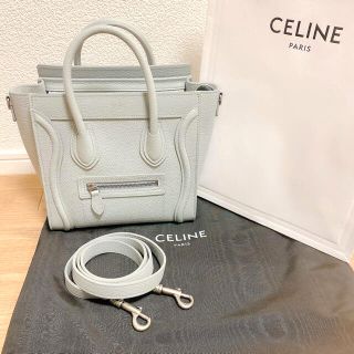 セリーヌ ラゲージ ショルダーバッグ(レディース)(ブルー・ネイビー