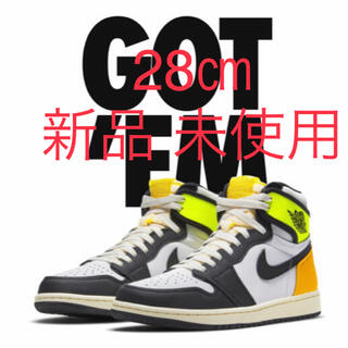 ナイキ(NIKE)の新品 jordan1 エアジョーダン1 ボルト ゴールド 28㎝ 未使用(スニーカー)