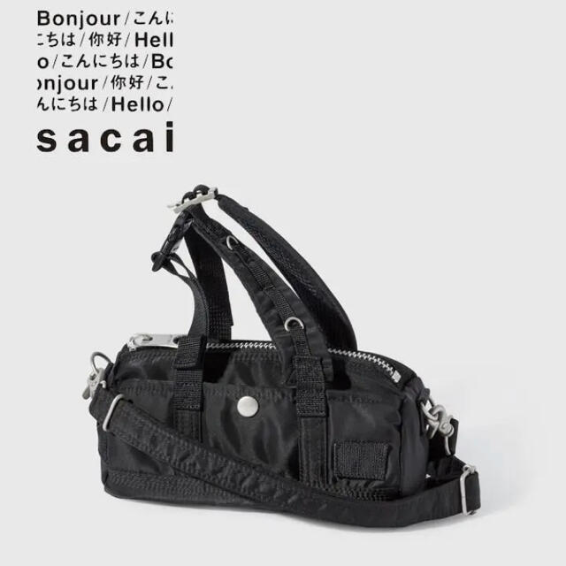 SACAI ミニ ダッフル クロスボディバッグ