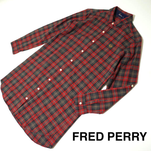 FRED PERRY - フレッドペリー チェック シャツワンピース FRED PERRY 