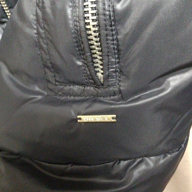 DIESEL ダウンジャケット ブラック S size ライトダウン | mawadgroup.com