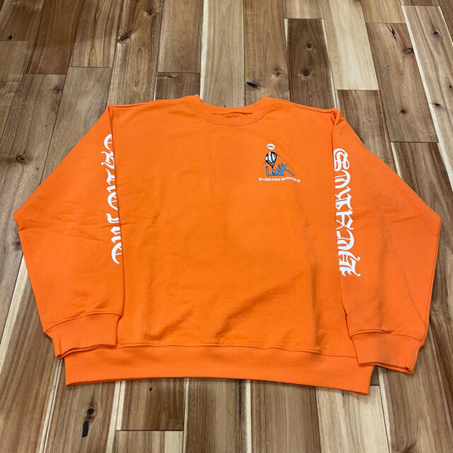 クロムハーツ matty boy オレンジクルーネック スウェット サイズXXL