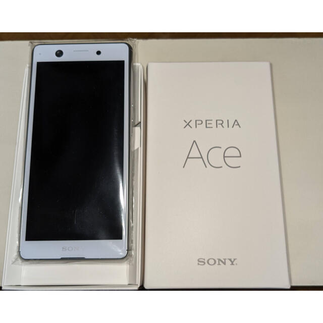 Xperia(エクスペリア)の【Xperia Ace】ホワイト　simフリー盤　64GB スマホ/家電/カメラのスマートフォン/携帯電話(スマートフォン本体)の商品写真