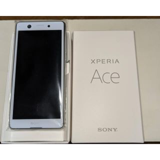 エクスペリア(Xperia)の【Xperia Ace】ホワイト　simフリー盤　64GB(スマートフォン本体)