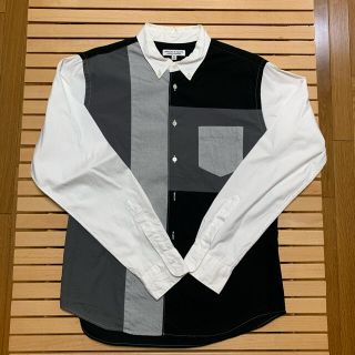 ビューティアンドユースユナイテッドアローズ(BEAUTY&YOUTH UNITED ARROWS)のunited arrows クレイジーパターン シャツ モノトーン(シャツ)