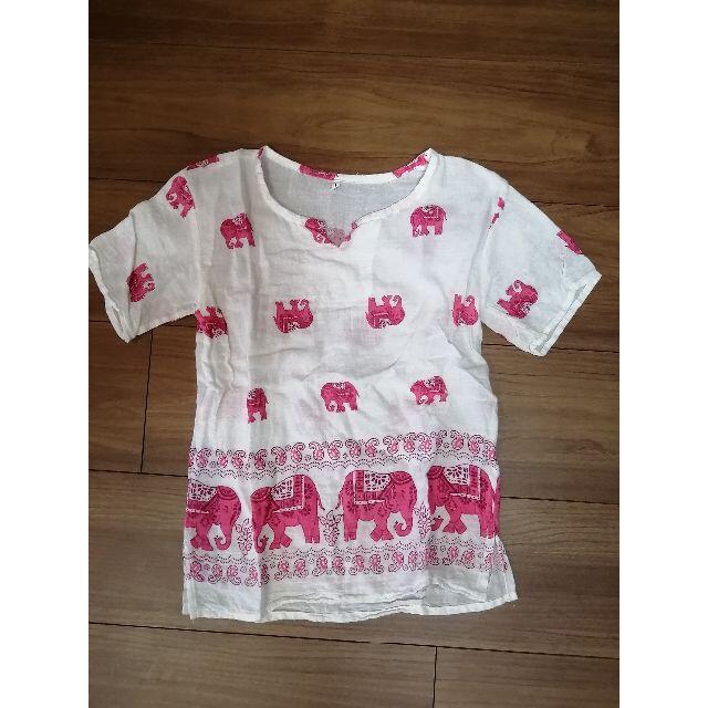 エスニック　Tシャツ　90　110　セット キッズ/ベビー/マタニティのキッズ服女の子用(90cm~)(Tシャツ/カットソー)の商品写真