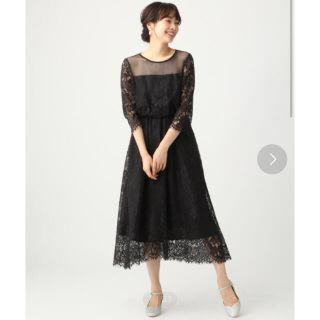 アパートバイローリーズ(apart by lowrys)の【Nanaさん専用】スカラレースフレアワンピース　結婚式　ドレス(ロングワンピース/マキシワンピース)