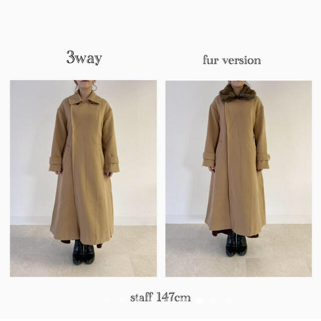 5way fur coat