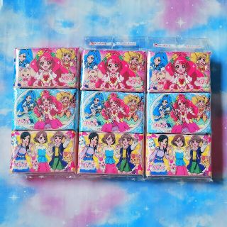 バンダイ(BANDAI)の【新品】ヒーリングっどプリキュア水に流せるポケットティッシュ6パック入り(日用品/生活雑貨)