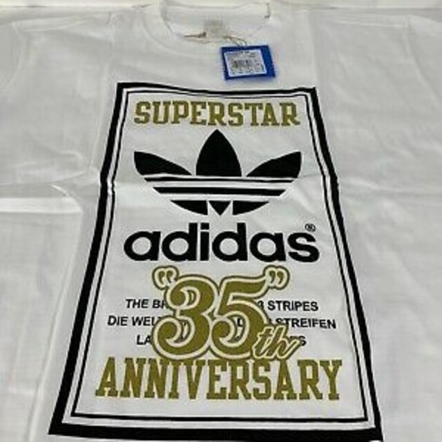 adidas(アディダス)の新品未開封 希少 35周年adidas  SUPERSTAR 35th Tシャツ メンズの靴/シューズ(スニーカー)の商品写真