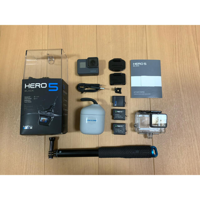 GoPro hero 5 black 予備バッテリーなど付属品セット