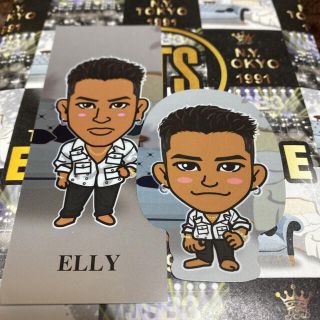 エグザイル トライブ(EXILE TRIBE)のELLY千社札　白(ミュージシャン)